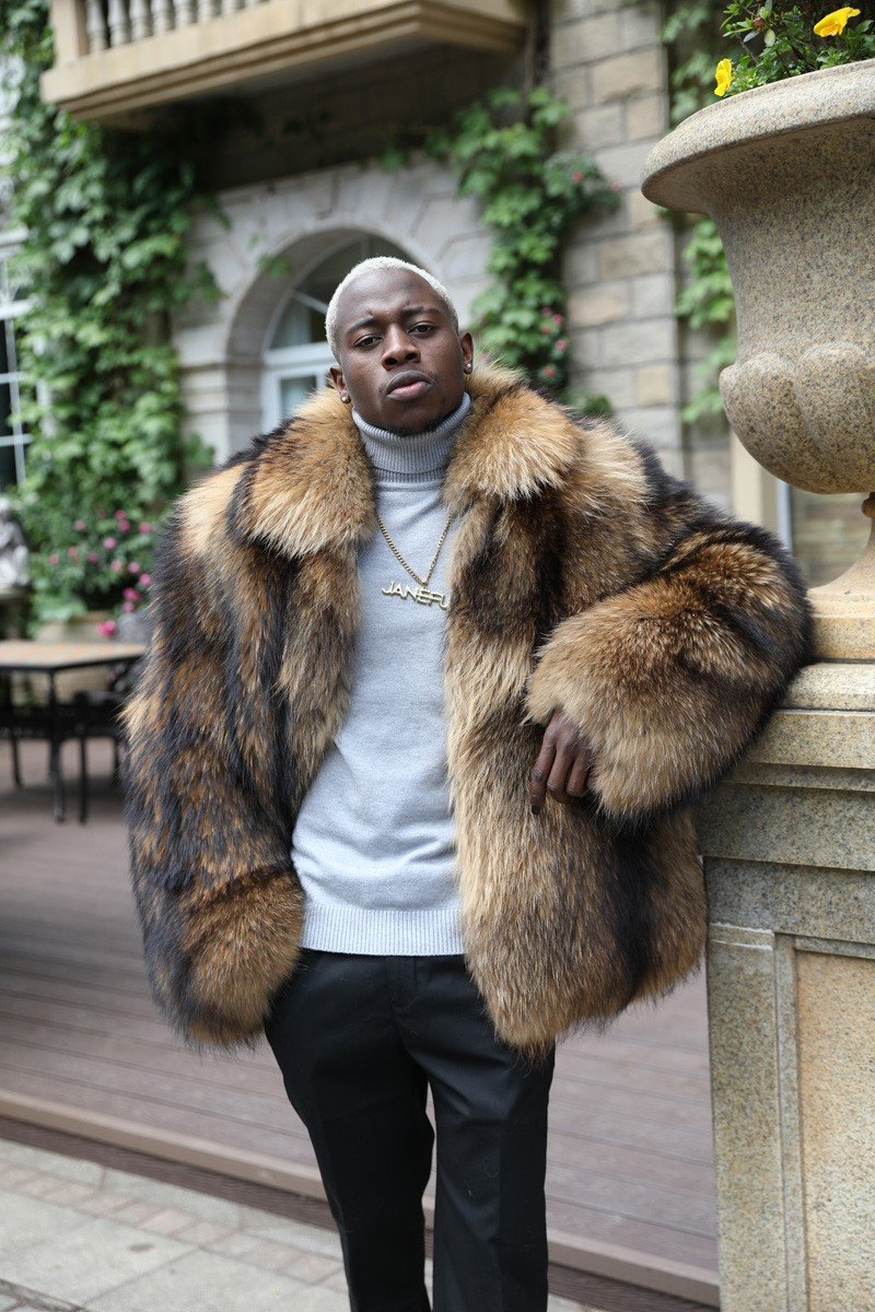 Men's Raccoon Coat factory